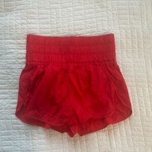 Altar’d State Red Athletic Shorts